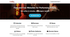 Desktop Screenshot of livebio.com